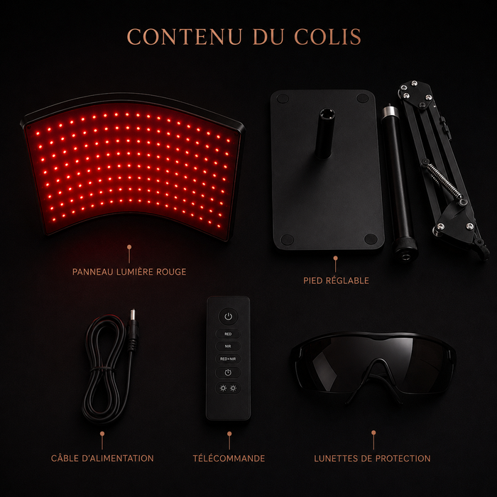 Panneau Lumière Rouge - Luminothérapie & Infrarouge
