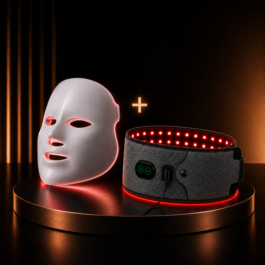 Duo Visage — Masque LED + Ceinture Thermique